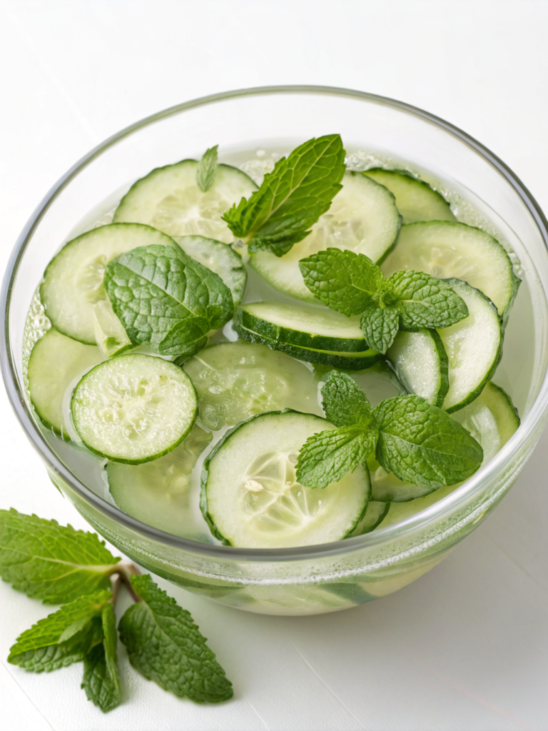 cucumber mint fat burning water