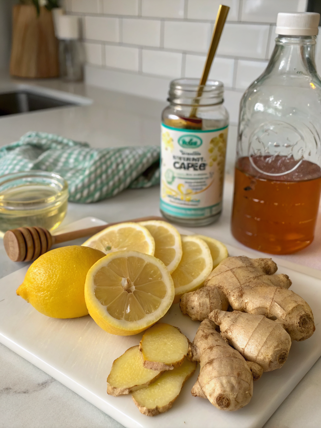Flat Belly Ginger Lemon Drink