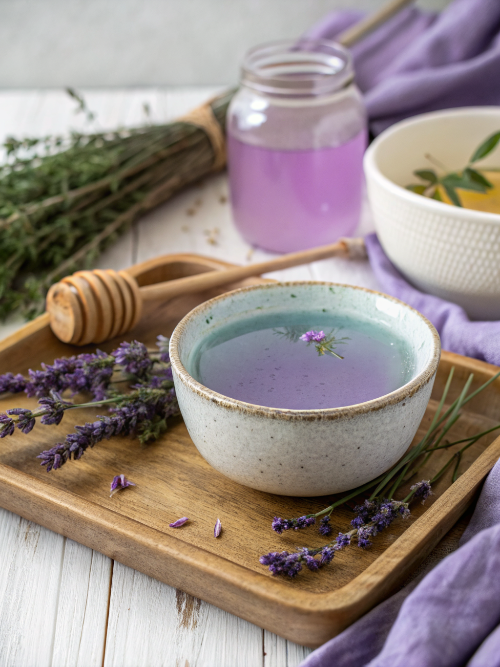 lavender honey relaxing drink