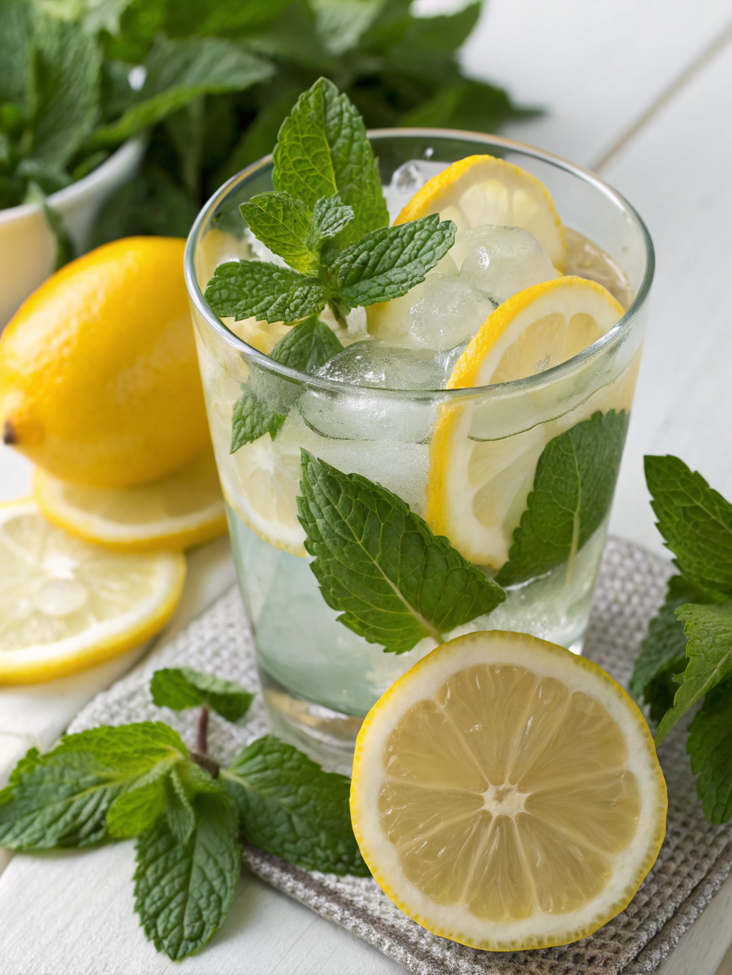 Herbal Detox Lemon Mint Water