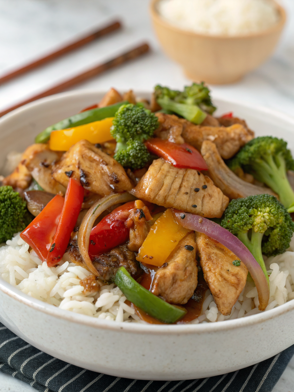 teriyaki chicken stir fry