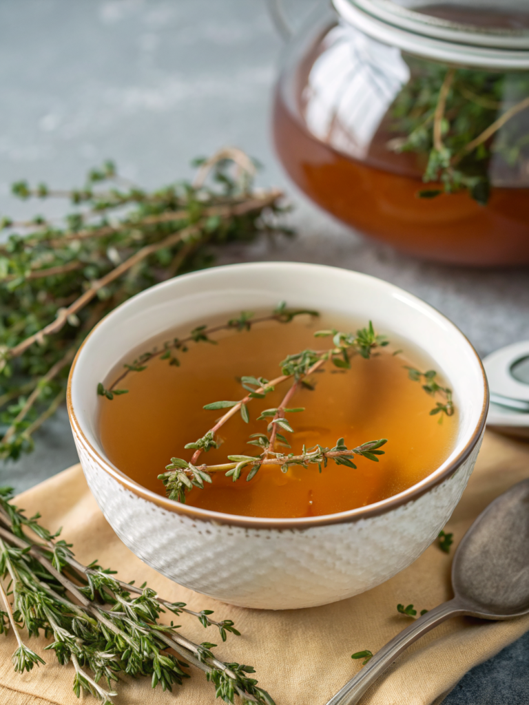 thyme immunity tea