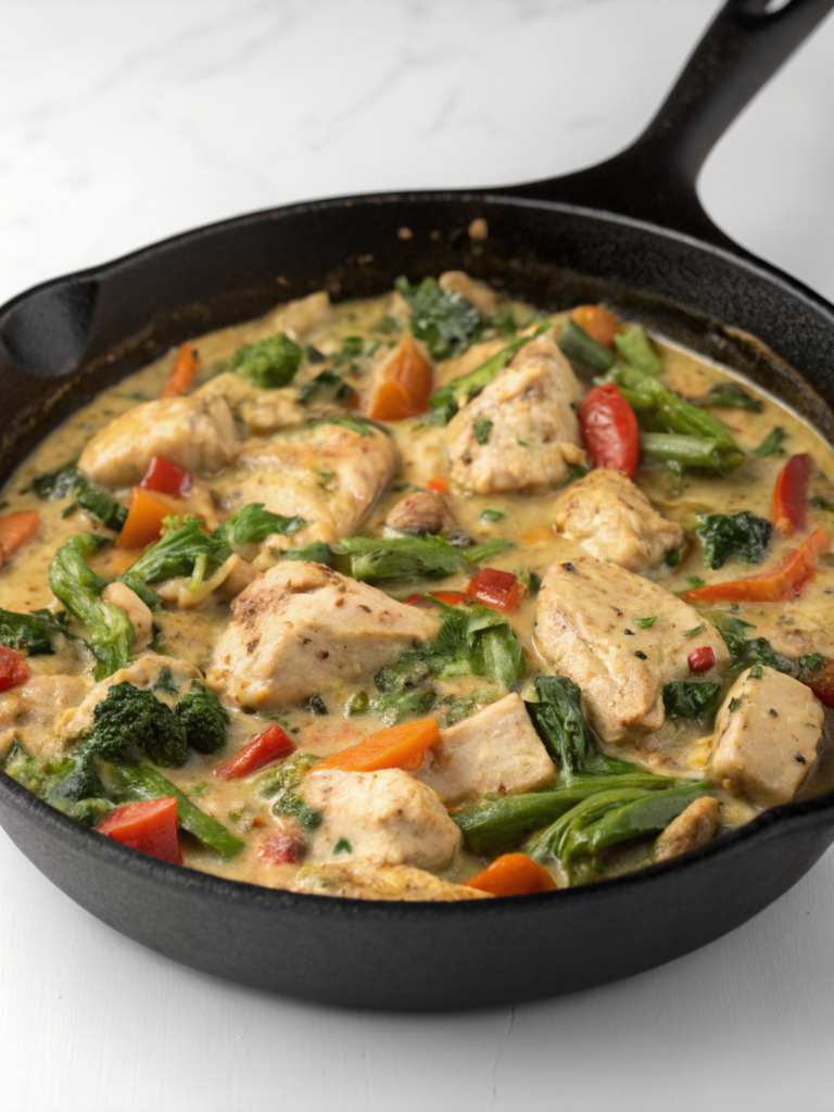 Creamy Ranch Chicken Skillet