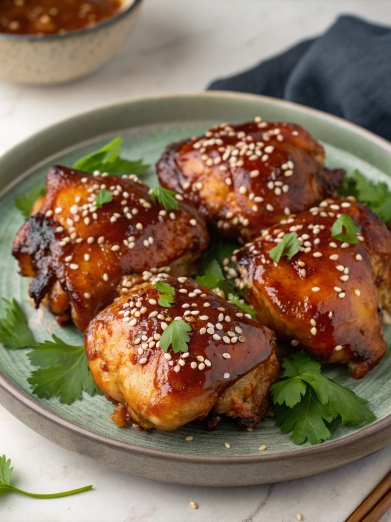 honey sriracha chicken thighs