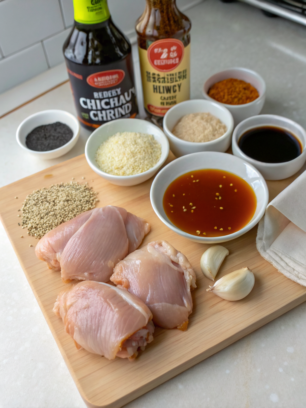Grilled Honey-Sriracha Chicken Thighs