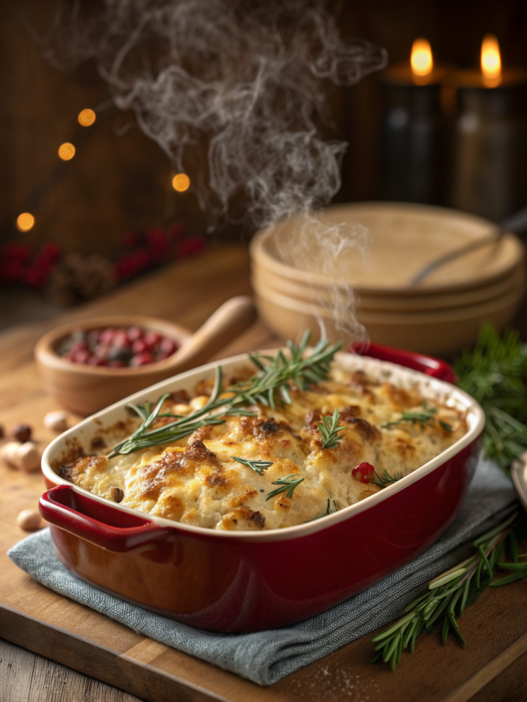 Christmas chicken casserole