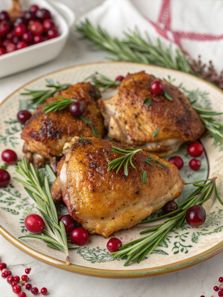 Christmas chicken thighs