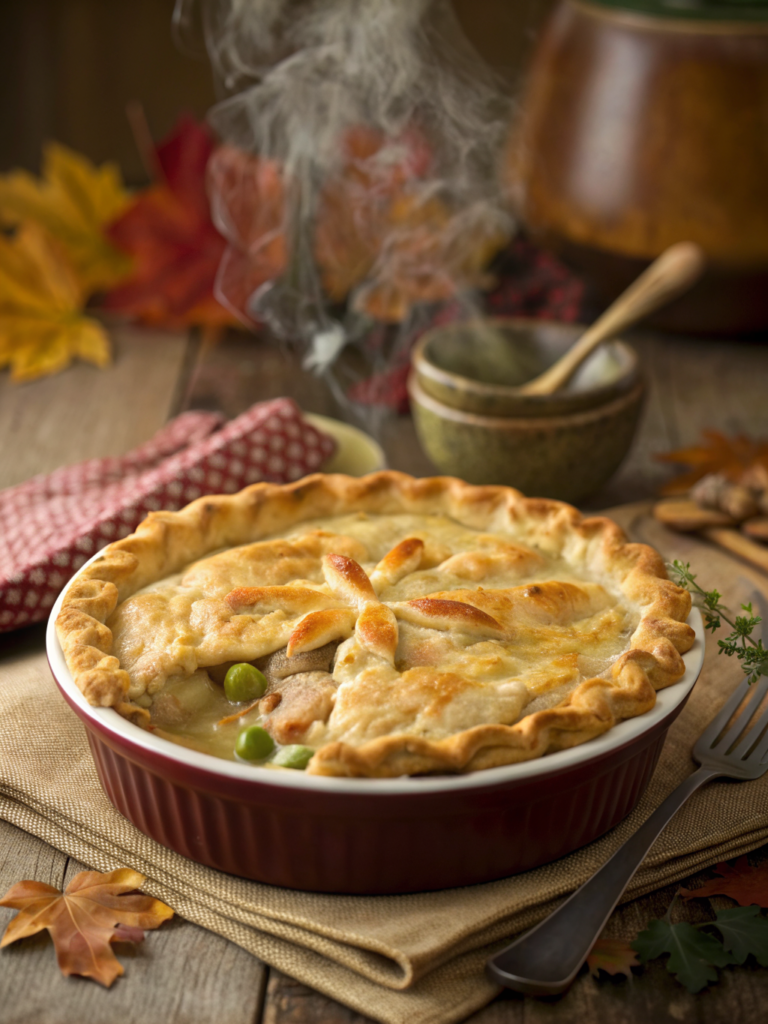 Thanksgiving chicken pot pie