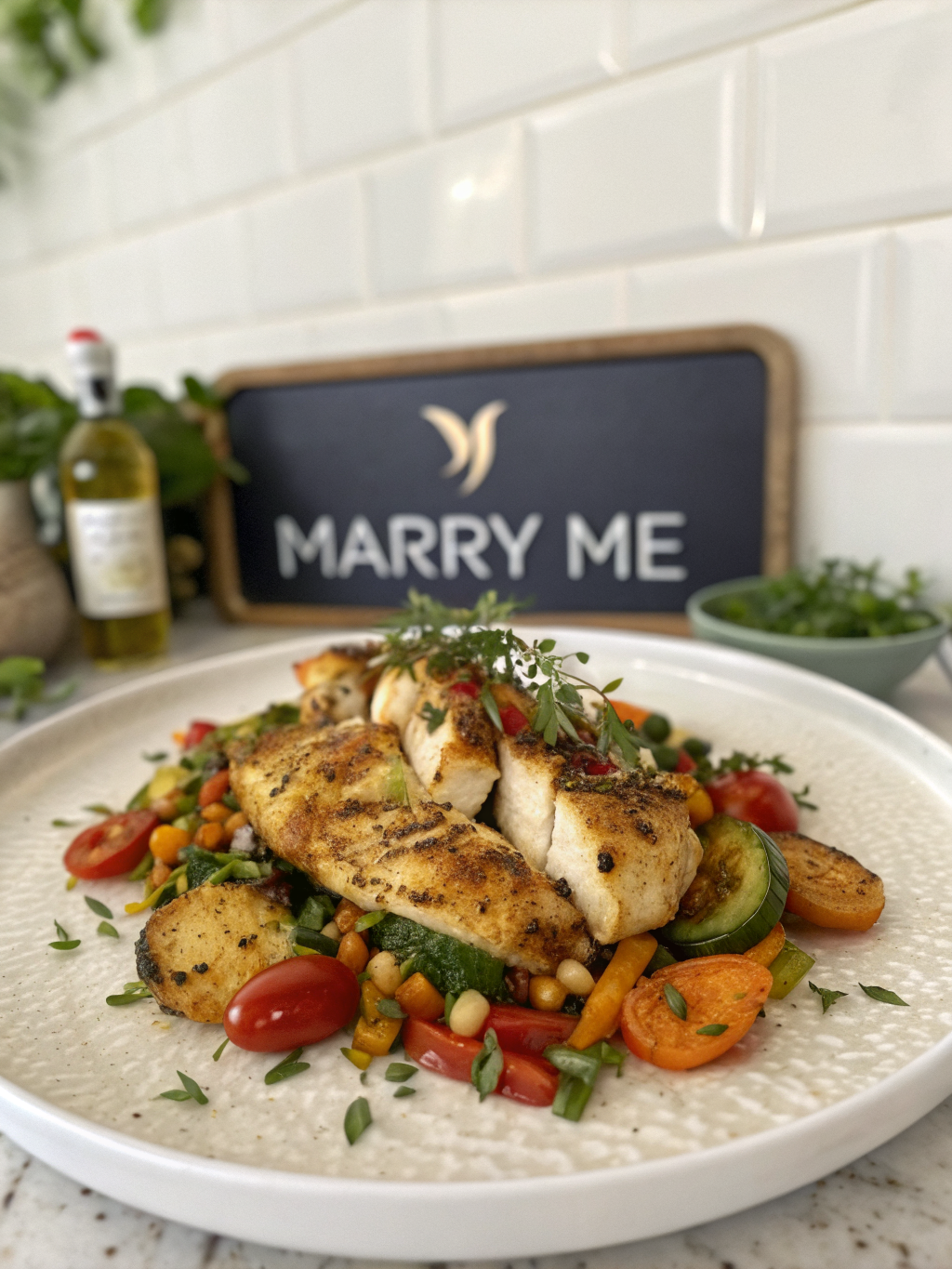 high protein Marry Me chicken
