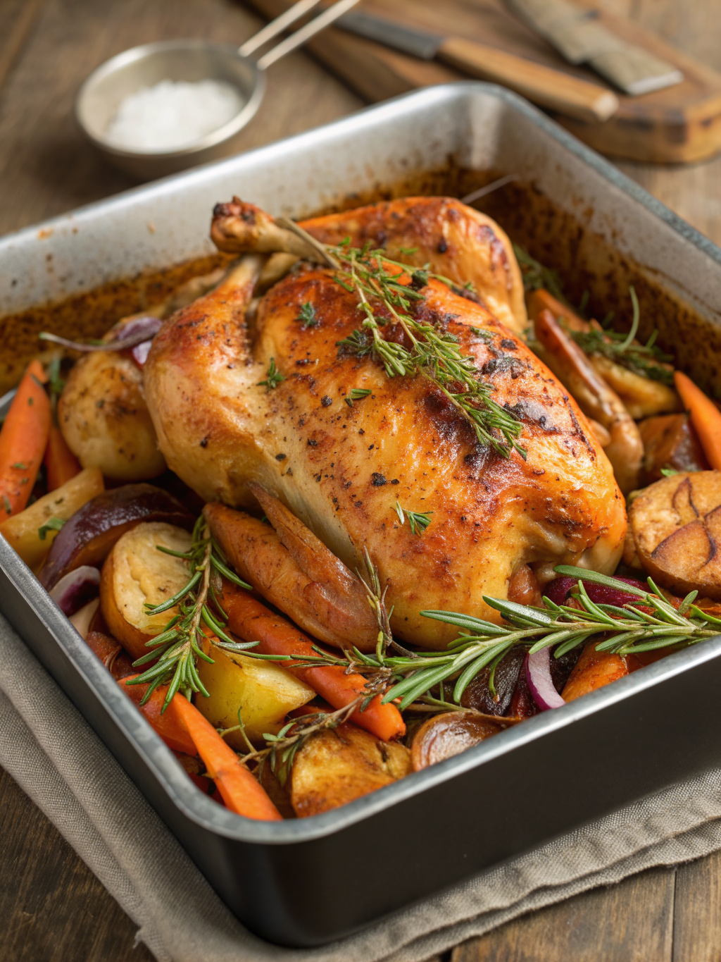one pan Thanksgiving chicken
